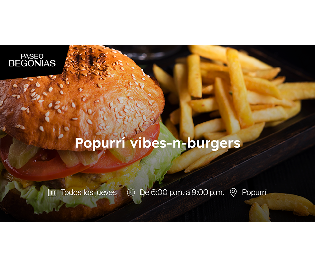 Popurrí vibes-n-burgers