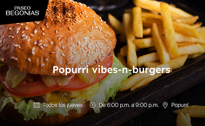 Popurrí vibes-n-burgers